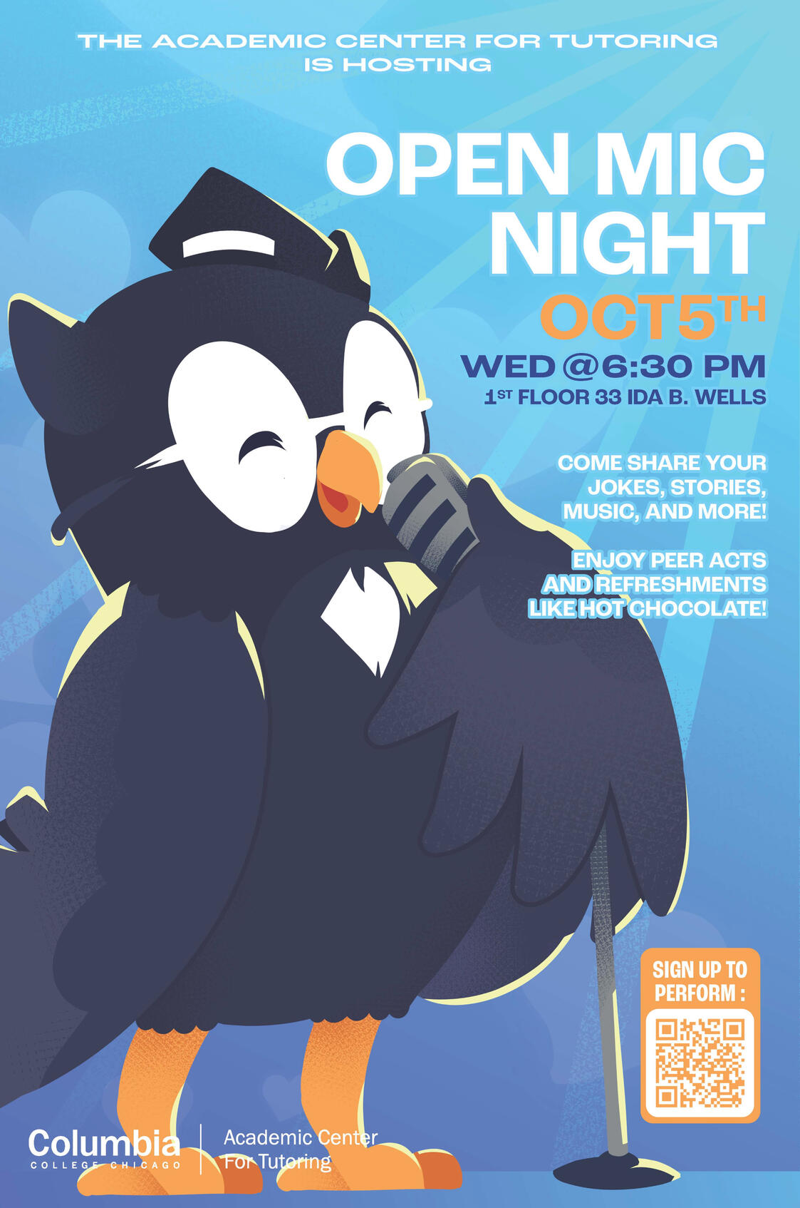 ACT CCC Open Mic Night Poster 2022 ACT CCC Open Mic Night Poster 2022