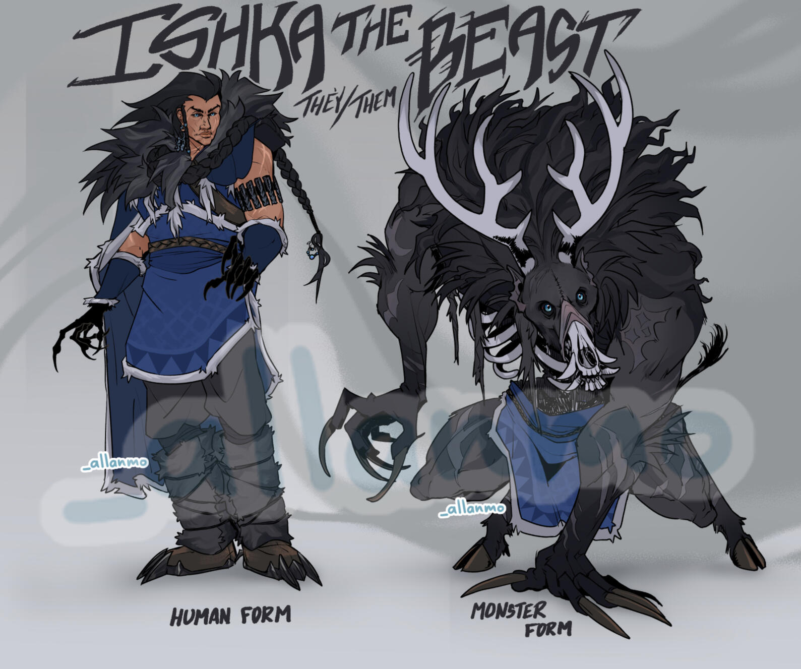 Ishka the Beast Character Design 2025