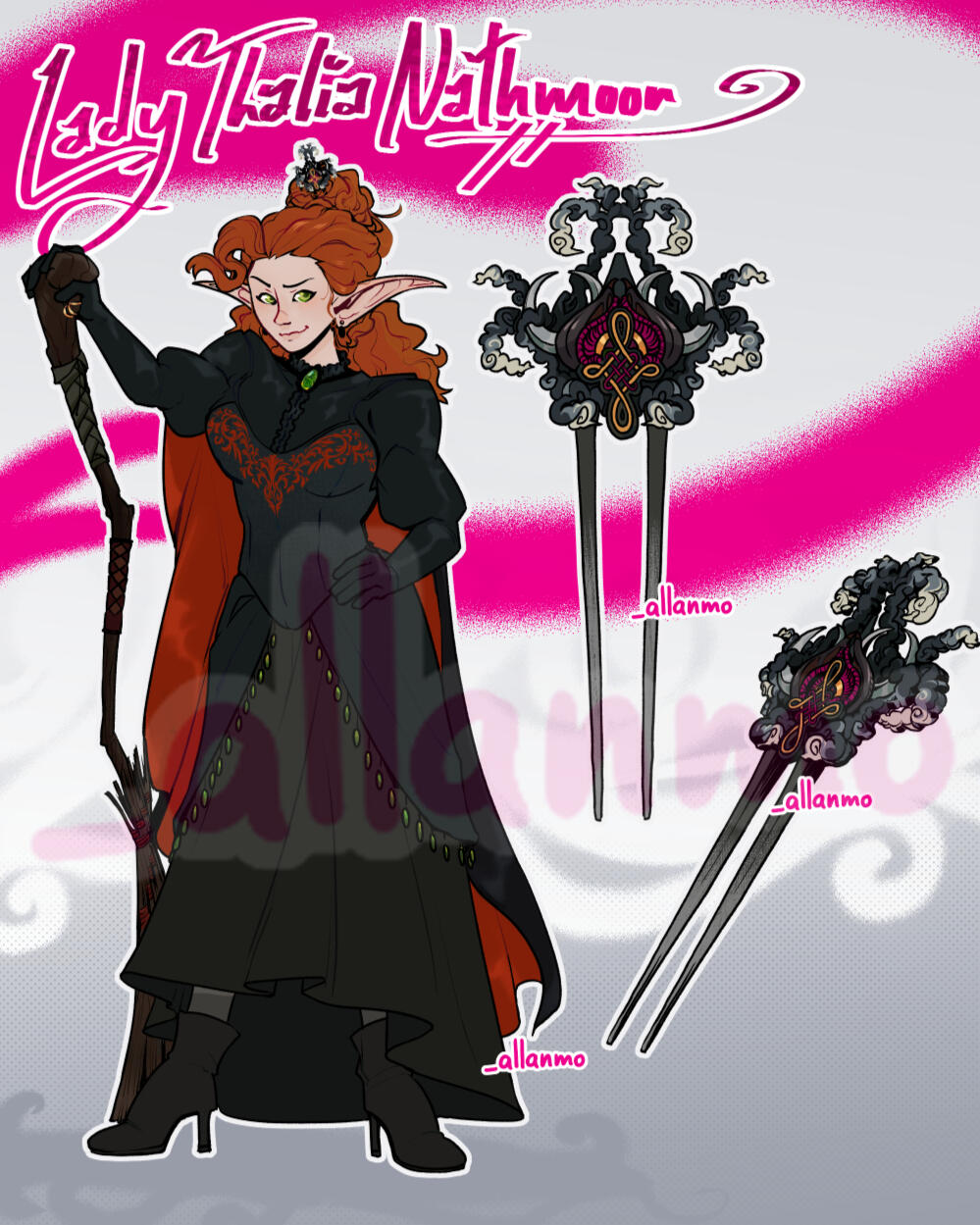 Lady Thalia Character Design 2026
